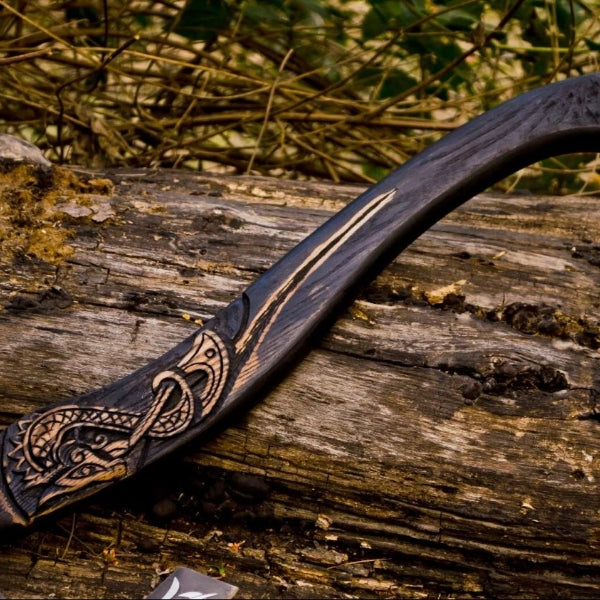 Custom Handmade Carbon Steel Viking Axe Tomahawk Axe Throwing Hatchet