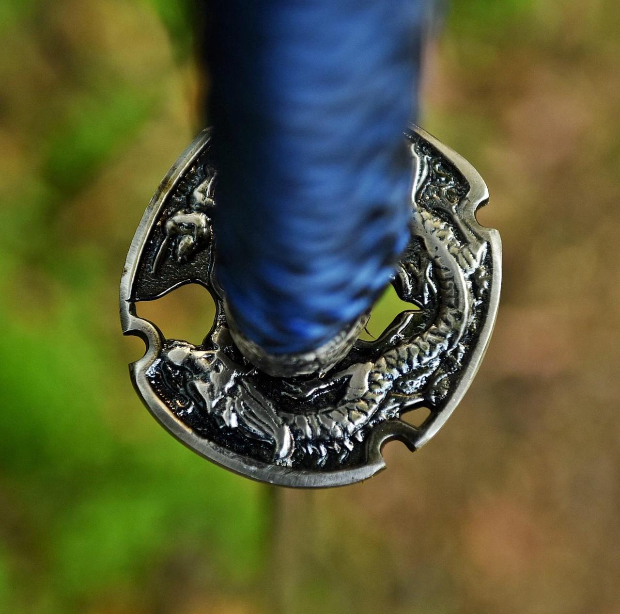 Hand Forged Blue Katana 1060 High Carbon Steel Samurai Sword