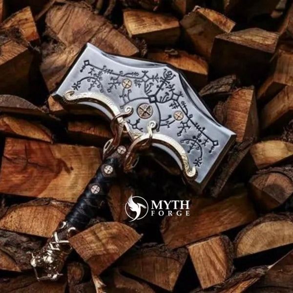 Handmade Viking Thor Hammer | God of War Ragnarok Mjölnir Replica
