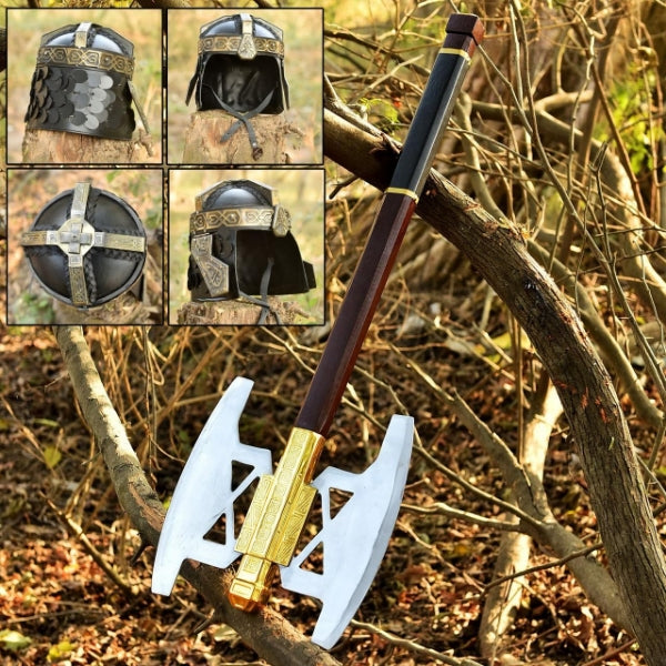 Gimli's Axe & Gimli Helmet- The Lord of the Rings