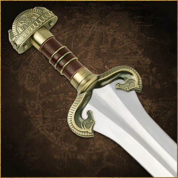 Big Sword of Eowyn LOTR Replica Sword With Display& Scabbard Viking Sword