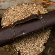 Handmade 5-Piece Carbon Steel Chef Knife Set with Leather Roll thumbnail