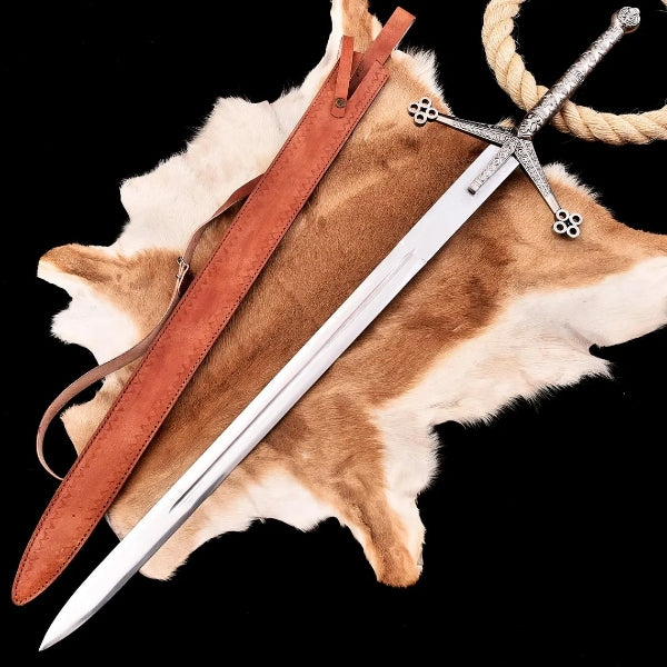 Handmade Scottish Claymore Sword J2 steel Highland Claymore Black Medieval Swords