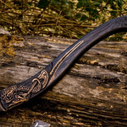 Custom Handmade Carbon Steel Viking Axe Tomahawk Axe Throwing Hatchet thumbnail