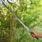Hand Forged Blue Katana 1060 High Carbon Steel Samurai Sword thumbnail
