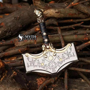 Handmade Viking Thor Hammer | God of War Ragnarok Mjölnir Replica thumbnail