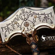 Handmade Viking Thor Hammer | God of War Ragnarok Mjölnir Replica thumbnail