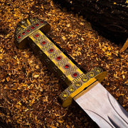 Handmade King Ragnar Lothbrok Viking Sword | Battle Ready Medieval Sword thumbnail