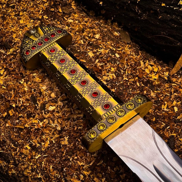 Handmade King Ragnar Lothbrok Viking Sword | Battle Ready Medieval Sword