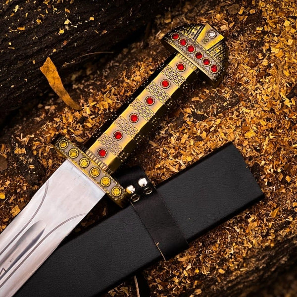 Handmade King Ragnar Lothbrok Viking Sword | Battle Ready Medieval Sword