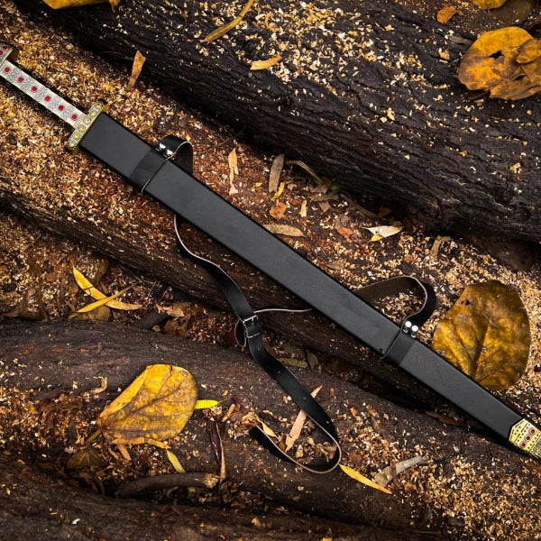 Handmade King Ragnar Lothbrok Viking Sword | Battle Ready Medieval Sword