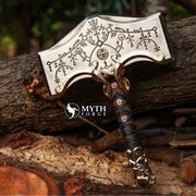 Handmade Viking Thor Hammer | God of War Ragnarok Mjölnir Replica thumbnail