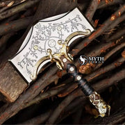 Handmade Viking Thor Hammer | God of War Ragnarok Mjölnir Replica thumbnail