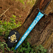 Custom Handmade Great Sword of Metal – Moonlight Inspired Replica with Leather Sheath thumbnail