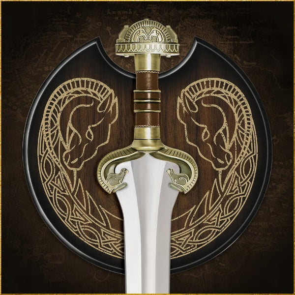Big Sword of Eowyn LOTR Replica Sword With Display& Scabbard Viking Sword